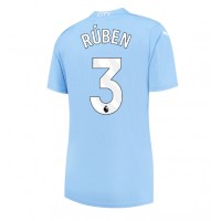 Manchester City Ruben Dias #3 Hjemmebanetrøje Dame 2023-24 Kortærmet